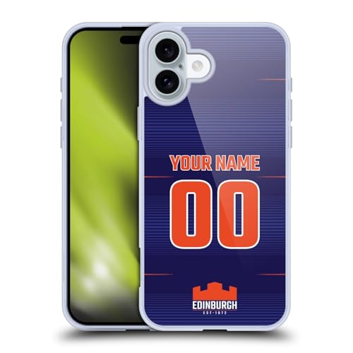 Coque iPhone 16 Plus antichoc militaire Edinburgh Rugby personnalisable