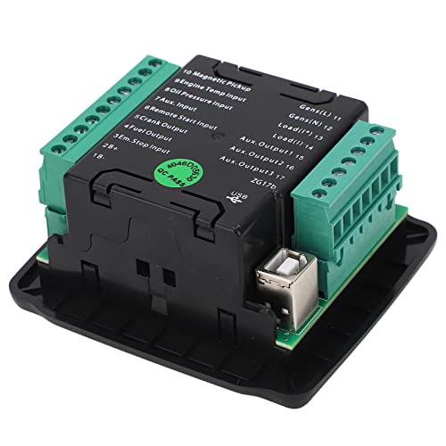 Painel da Placa do Controlador do Gerador, Display LCD, Painel do Módulo de Controle de Genset para