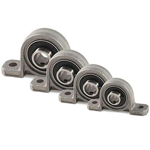 Rodamiento de bloque de almohada KP005 de 25mm en aleación de zinc para soporte de eje mecánico 2