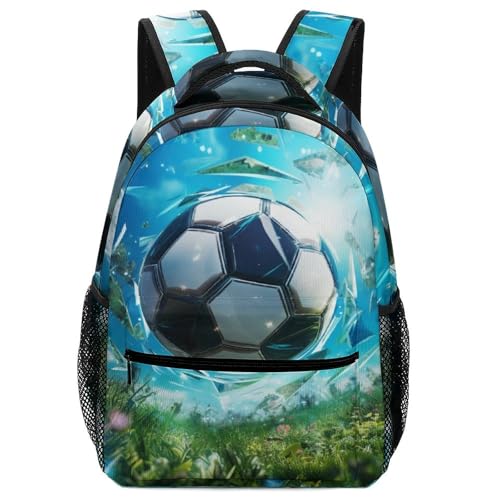 Sac d'école football robuste pour accompagner les enfants du sport à la classe