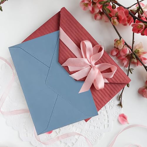 Megcdtr Briefpapier mit Umschlag Set, 36 Stück Briefumschlag Briefpapier Set, 24 Schreibpapier mit 12 Umschläge, Briefpapier-Set für Büro Zuhause Schule Geburtstag Einladungen (6 Styles)