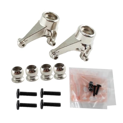 Yunhgft Mangueta de Dirección para Coche RC - Pieza de Repuesto Resistente con Tornillos Incluidos - Metal - Mejora para 18101, 18101Pro V2 Y 8016 V1