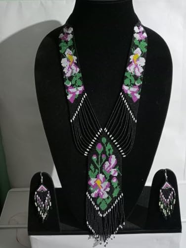 Conjunto ucraniano floral Gerdan para realzar vestidos de lino y eventos 2