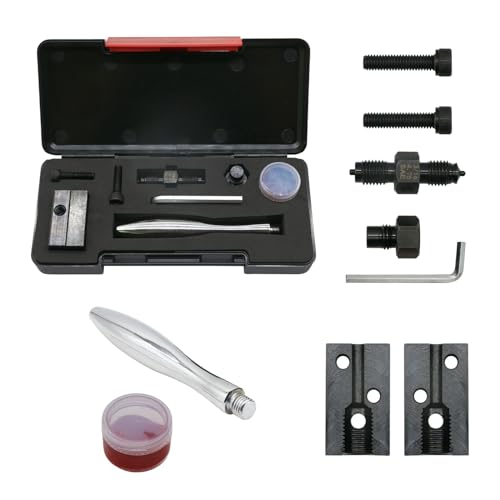 AXILYZE Universal Hand Held Brake Pipe Flaring Tool 3/16 Inch SAE (4.75mm) Brake Pipe Double Flaring Tool Kit, 45 Degree Flare for Vehicle Brake Lines Repairing, 3/16 SAE Car Pipe Flaring Device