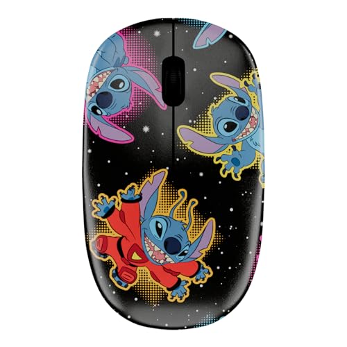 iJoy Disney Lilo and Stitch Wireless Mouse, Bluetooth Ergonomic Mouse Computer Accessories for Laptop Computer or Mini PC and Stitch Gifts for Women, Men, and All Fans of Stitch Stuff by iJoy - Used condition - US$12.91