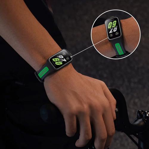ivoler Lot de 4 Film Protection écran en Verre Trempé pour Xiaomi Smart Band 9 Active/Xiaomi Redmi Band 3 (Pas pour Xiaomi Smart Band 9), Dureté 9H Glass, Anti Rayures, sans Bulles – vue 7