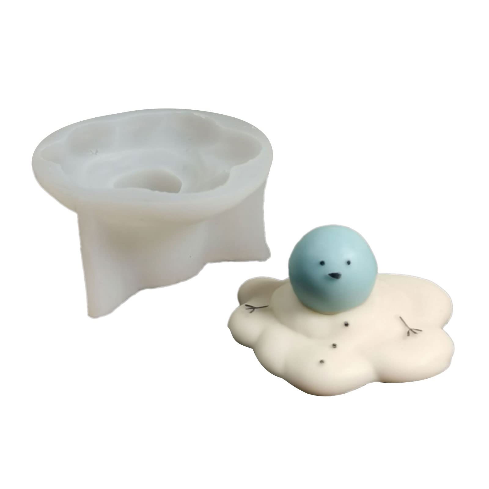 Stampi In Silicone Per Sapone Fai Da Te - Forma Di Babbo Natale 3D | Stampi Per Cioccolato E Torte | Flessibili E Antiaderenti