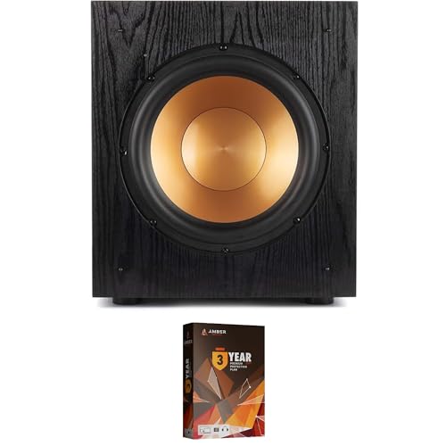 Klipsch SUB-100-BLACK Synergy Black Label Subwoofer Speaker with 3 Year Amber Protection Plan (2018)