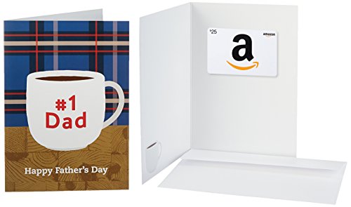 Amazon.com $25 Gift Card in a Greeting Card (Happy Father's Day Design)