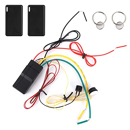 2.4GHZ Engine Immobilizer Hijacking Alarm System Intelligent Circuit Off Universal for DC12V Vehicles Engine Immobilizer ImmobilizerCar Engine Anti?TheftEngine Anti?HijackingCar