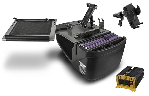 Station de travail portable AutoExec pour travailler en voiture avec onduleur 400W