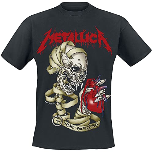 Metallica T-Shirt pour Homme, Noir, M