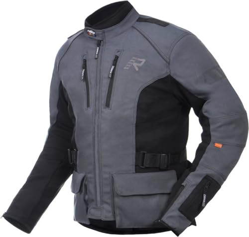 Rukka Airtacama Motorradjacke (Anthrazit/Schwarz), 52