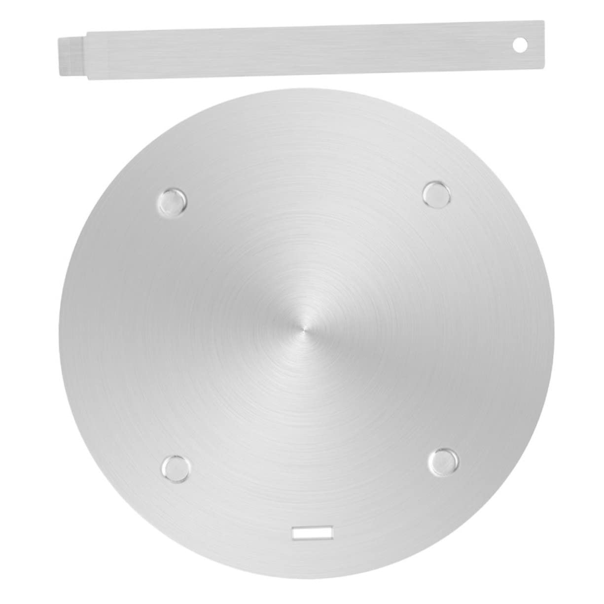 Placa Difusora de Calor Adaptador Resistente Fácil de Operar y No se Deforma de Acero Inoxidable 1 Set para Cocina de Inducción para Uso Doméstico