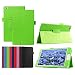 Produktbild Wigento Für Lenovo Tab M7 TB-7305F Grün Kunst Leder aufstellbar Hülle Cover Tasche Case Etuis Neu