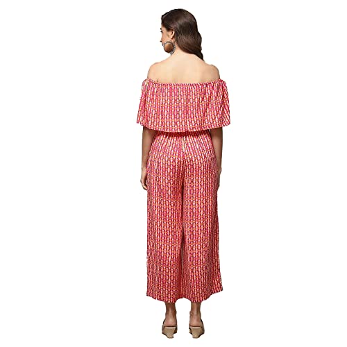 Image of BIBA Women LIVA Printed Jumpsuit