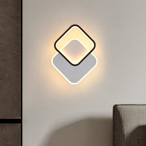 ZTWLEED Indoor LED Wall Lamp, 29W Color Temperature Adjustable 3000K/6000K/4000K