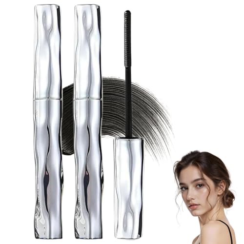 Rolimey Dulorantocosh Waterproof Fibre Mascara Tubular Eyelash Primer with Metal Wand Lengthening & Curling Mascara Smudge-Resistant Formula for Defined Lashes