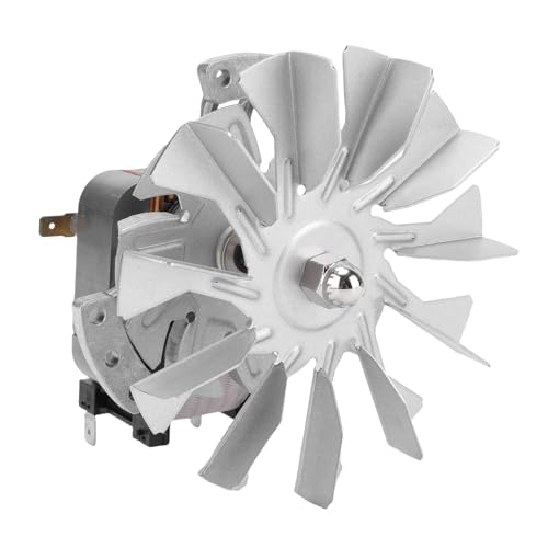 banapoy Motor del Ventilador de Horno para Caja de Secado, Incubadora, Motor Eléctrico con 11 Cuchillas de Ventilador, 450pa, 1500-2500 Rpm, Apto para Jakel 19003 7242 OVEN