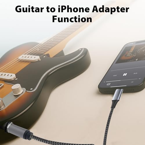 Cable USB C a Audio 1/4" TRS 3.3ft miniatura 7