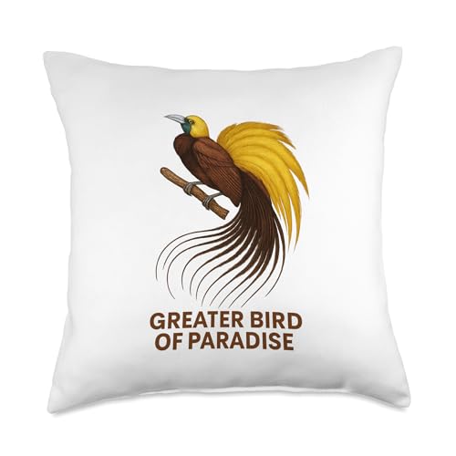 Greater Bird of Paradise Tee: Nature Lover Gift Throw Pillow