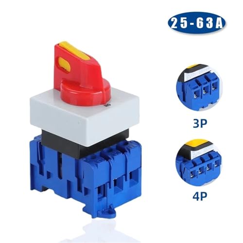 Interrupteur sectionneur cadenassable 63A 3 pôles haute tension 690V type LW30 - 3