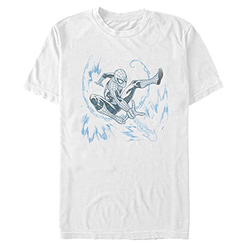 T-shirt Marvel Photos Web blanc homme taille 3XL haut coton