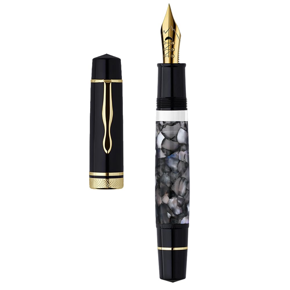 Amazon.com : erofa Majohn P139 Piston Fountain Pen Flex Nib with