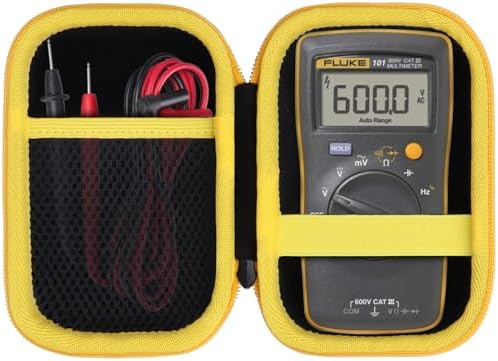 Lebakort Hard Case Compatible with Fluke 101 106 107 Basic Handheld Digital Multimeter Pocket Portable Meter