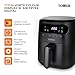 Tower, T17125, Vortx 3L Air Fryer with Colour Digital Display, Digital Control Panel & 7 One-Touch Pre-sets, 1200W, Black