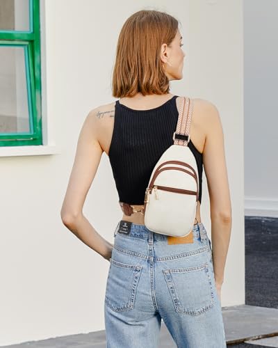 Image of Telena Sling Bag for Women Crossbody Fanny Packs for Women Leather Sling Chest Bag