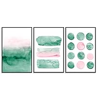 3 Piece Framed Canvas Wall Art Abstract Painting Canvas Prints Home Artwork Decoration for Living Room,Bedroom - 16