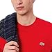 Lacoste Men's Cotton T-Shirt, Red Green Croc, X-Large