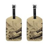 Größe: 12,5 cm x 7 cm. Lieferumfang: 2 Stück Gepäckanhänger