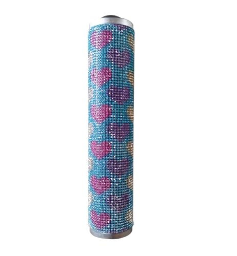 Fendawn Strive Handmade Nostalgic Kaleidoscope Toy Real Scene Kaleidoscope for Kids Adults, Multi-Colored Diamond Style