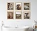 VICBOU Vintage Cute Cow Wall Art Cow Horse Decor Farmhouse Wall Decor Rustic Nature Western Boho Neutral Country Art Print Painting for Home Office Bedroom Bathroom Living Room, 8x10 6Pcs, Unframed