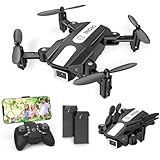 FERIETELF T25 Mini Drone with Camera - 1080P HD RC Drones for Kids 8-12 Fpv Adults Beginners, With One Key Take Off/Landing, Gravity Sensor, Gesture Control, 3D Flip, Voice Control