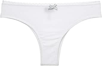 Cosabella Women's Lorena Braz Minikini, White, Small/Medium at Amazon