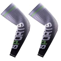 Manchons Bras Anti-UV Flintronic UPF 50+ - Protection Solaire, Respirants - Pour Cyclisme, Sport, Randonnée - Lot De 2