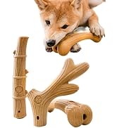 Amazon | VISKS 犬のおもちゃ 松繊維製で耐久性 鹿の角型犬用噛み
