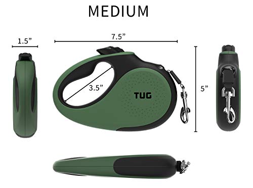 image for TUG 360° Tangle-Free Retractable Dog Leash with Anti-Slip Handle | 16