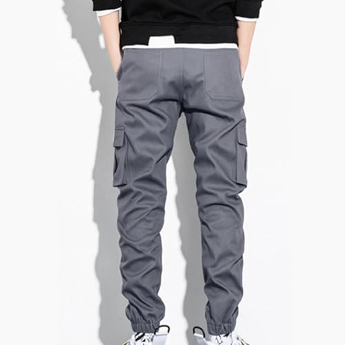 Mens Cargo Joggers Sweatpants Elastic Waist Pants for Men Plus Size Rugged Flex Relaxed Fit Canvas Cargo Work Pant4