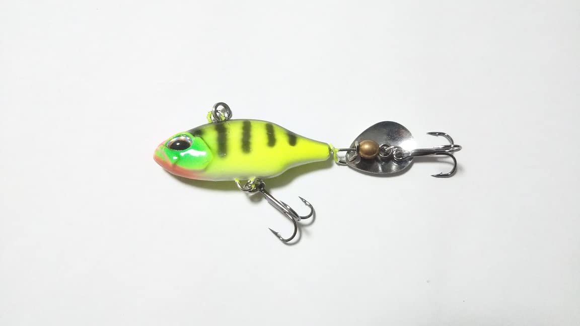 Amazon.co.jp: スピンテールジグ 8g 5色セット 35mm ジグスピナー バス