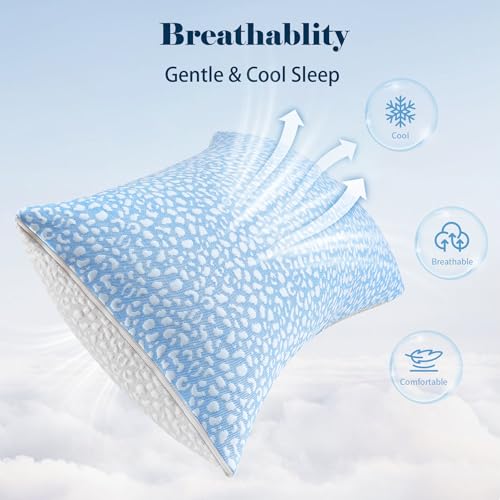 Set 2 Almohadas Espuma Viscoelástica Estándar Ajustables miniatura 5