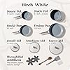 Premium Non-Toxic Ceramic Cookware Set – Triple-Layer Nonstick 12 Piece Pots and Pans with Lids, PFAS-Free, Oven Safe for Healthy Meals, Space-Saving Design, Birch White Color | Greater Goods #1