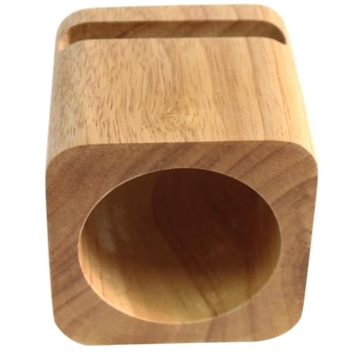 Support téléphone en bois massif portable pour la maison et le bureau