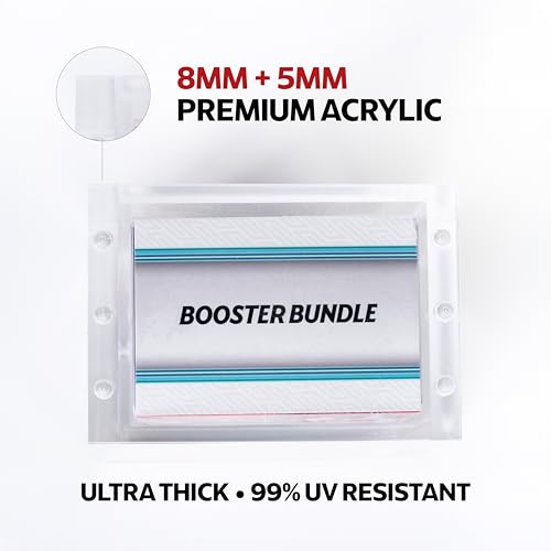 Rocket Supply Co. (3-pack) Premium Booster Bundle Magnetic Acrylic Display Case | 8mm + 5mm Acrylic - (3-pack) Booster Bundle by Rocket Supply Co. - Image 3