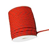2. Color: Naranja DIDA Tienda Accesorios Grosor de 4mm Cadena Reflectante a Prueba de Viento Tienda de campaña Cuerda individuo Línea for Acampar Color de la Cuerda: 20 Metros