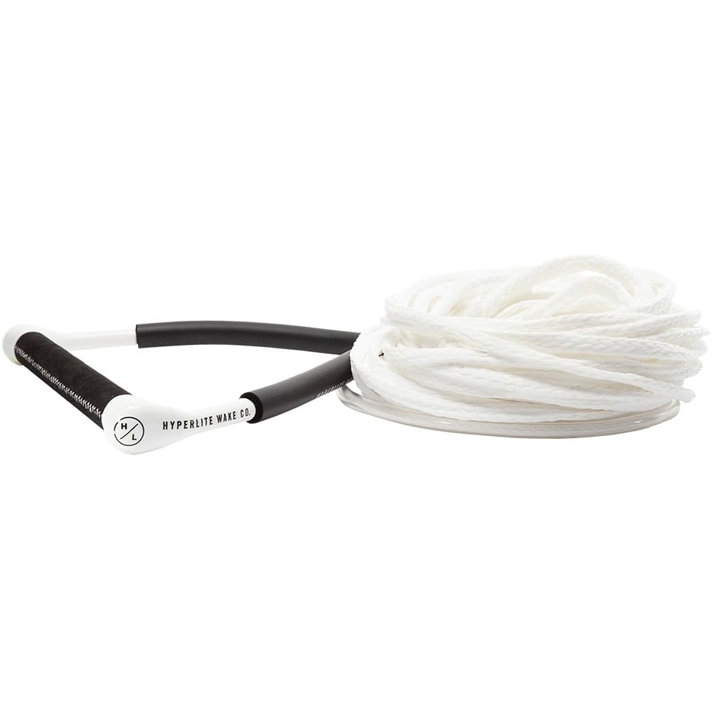 Hyperlite 2022 CG Handle 60ft Poly-E Wakeboard Tow Rope White