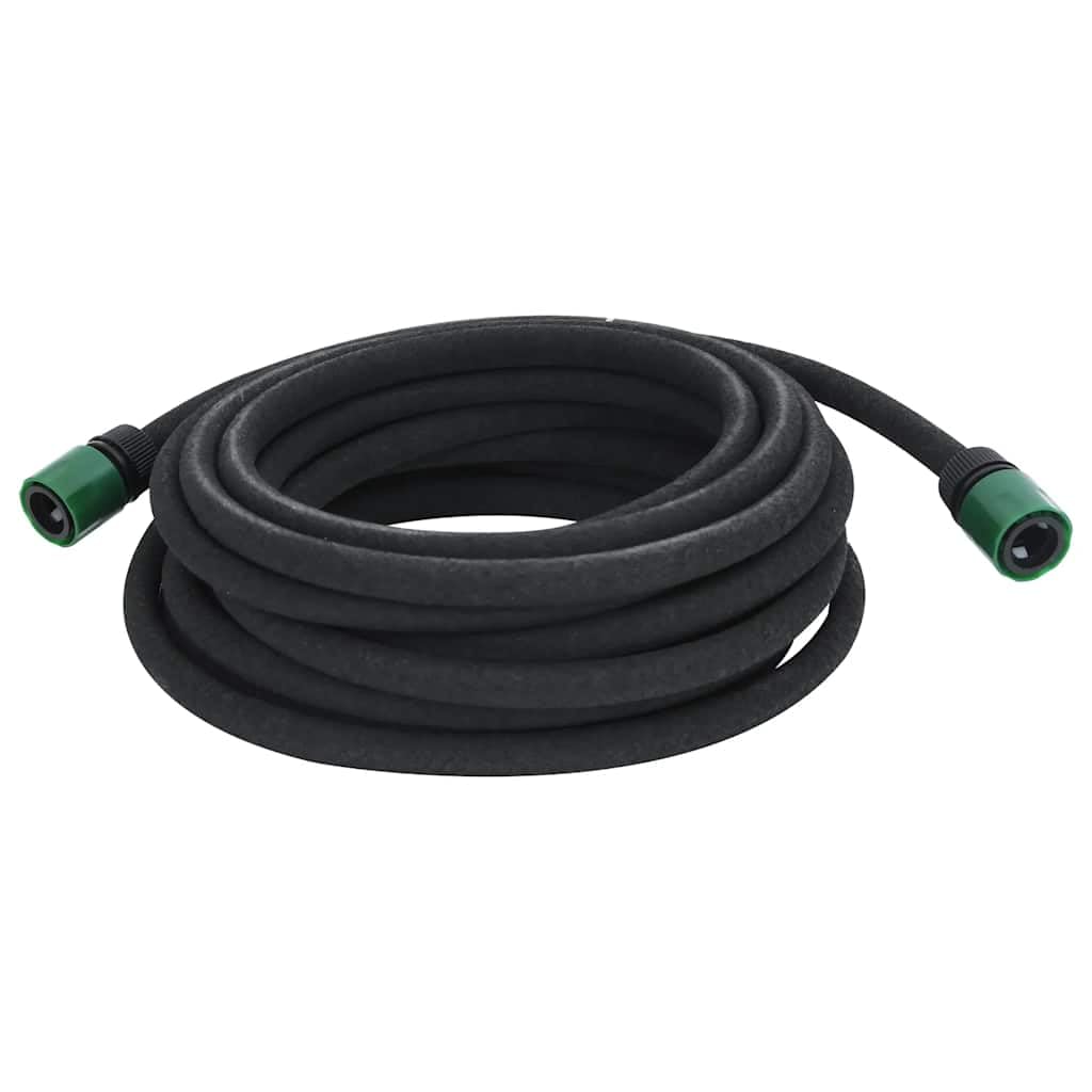Yuoghrtfe Black-A Rubber Garden Soaker Hose 10 M Black For Efficient Irrigation, Flexible Drip Hose For Even Watering, Porous Design Saves Water And Keeps Leaves Dry